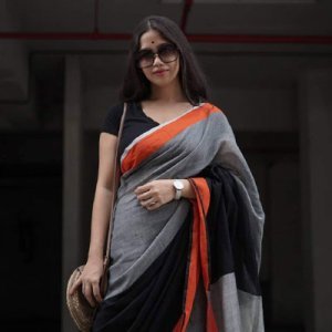 Charcoal Khadi Cotton